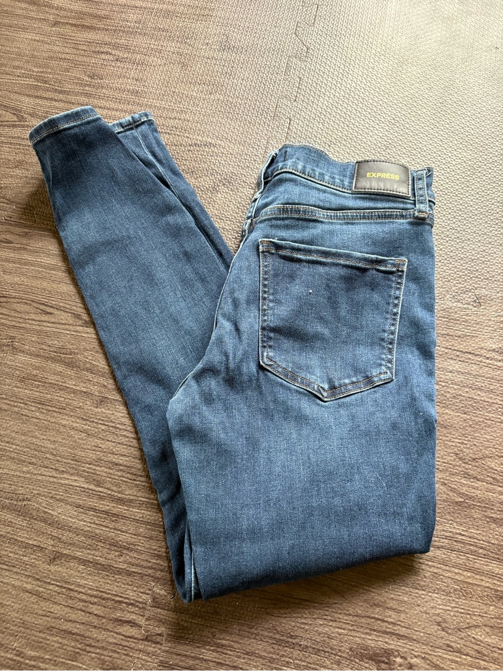 Express Indigo Skinny Jeans